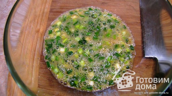 Яичница с зеленым луком фото к рецепту 4