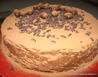 Торт "Шоколадно-грушевое искушение"