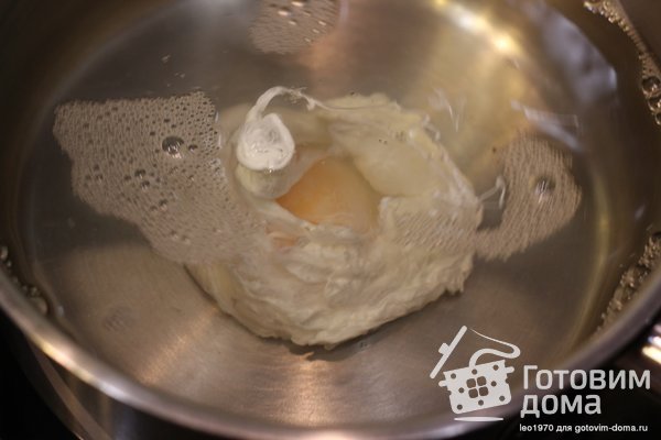 Брускетта с фасолью, рикоттой, шпинатом и яйцом-пашот фото к рецепту 12
