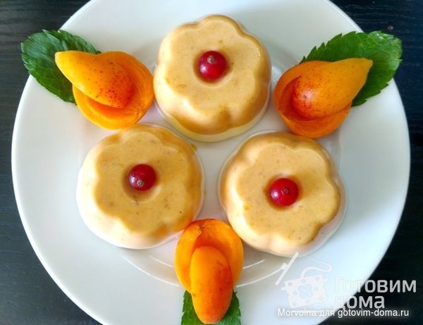 Десерт творожно-абрикосовый фото к рецепту 1