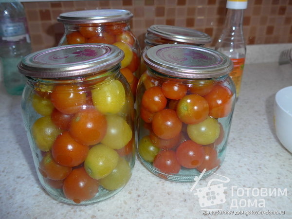Маринованные помидоры с чесноком фото к рецепту 3