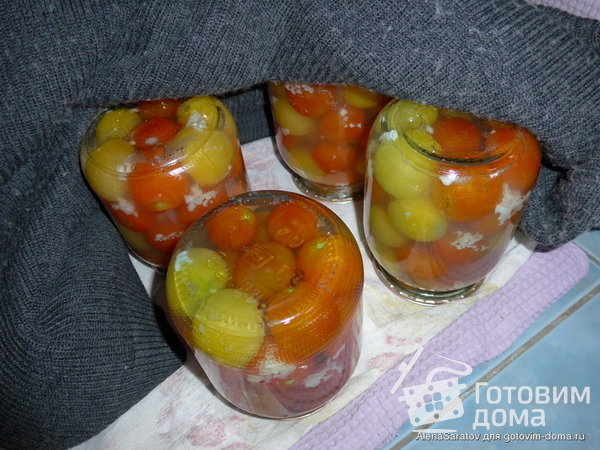 Маринованные помидоры с чесноком фото к рецепту 7