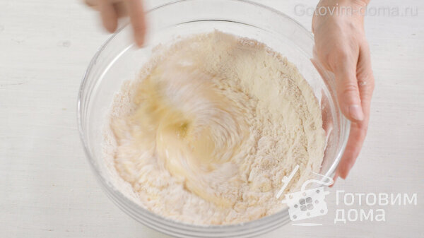 Ленивые Пирожки с луком и яйцом или Оладьи с начинкой фото к рецепту 2