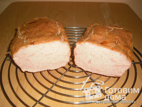 Леберкезе (Leberkäse)мясной хлеб фото к рецепту 8