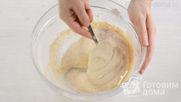 Ленивые Пирожки с луком и яйцом или Оладьи с начинкой фото к рецепту 3