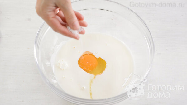 Ленивые Пирожки с луком и яйцом или Оладьи с начинкой фото к рецепту 1
