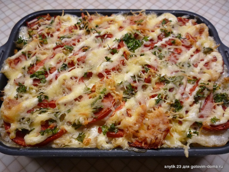 Цветная капуста с курицей в духовке рецепты