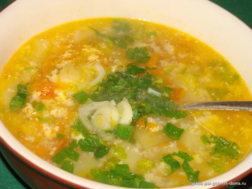 Фото овощного супа