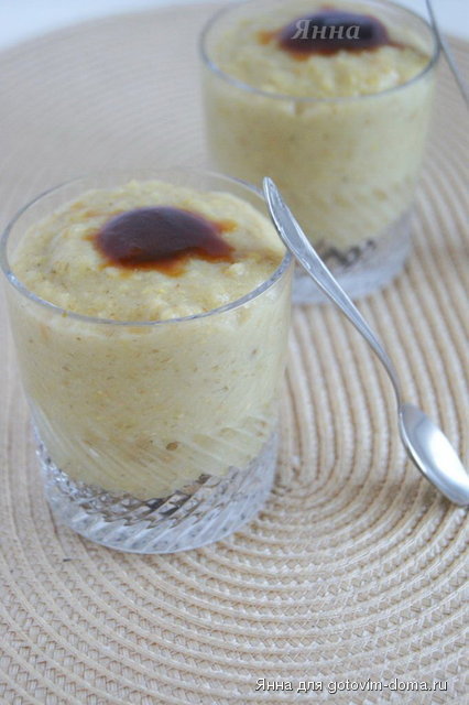 Porridge Dessert - Овсянка-десерт с изюмом и орехами.jpg