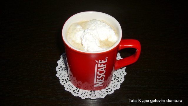 Affogato al caffe(Кофе с ванильным мороженым).JPG