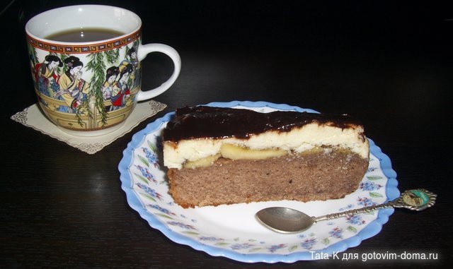 Шоколадный торт Эскимо с бананом.JPG