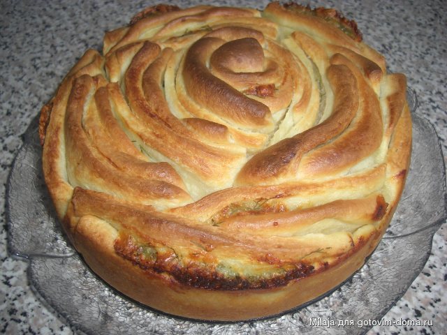 Хлеб Роза с сыром и укропом 1.JPG