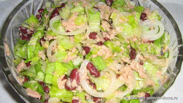 Рецепт вкусного салата с тунцом