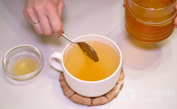 Имбирный чай с лимоном и ромашкой фото к рецепту 8