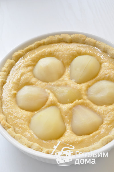 Пирог с грушами и миндальным кремом (франжипаном) фото к рецепту 16