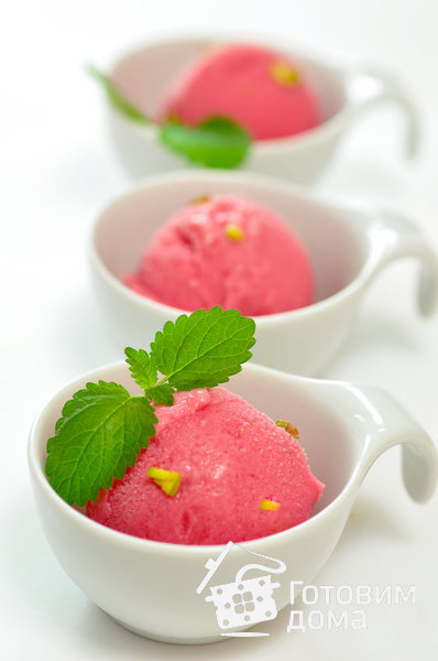 Малиновое мороженое (с йогуртом) фото к рецепту 7