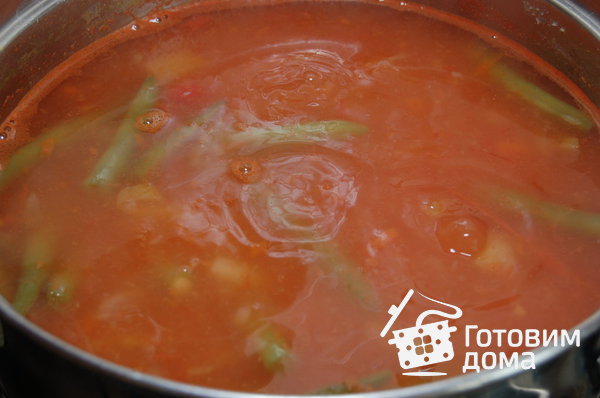Суп с рисом и болгарским перцем фото к рецепту 3