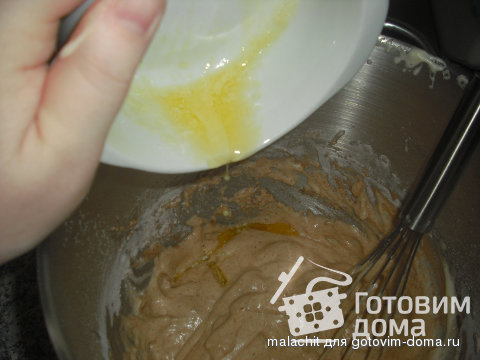 Шоколадный бисквит (Wiener Masse mit Kakao) фото к рецепту 5