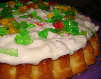 Торт "Цветной галаретковец"