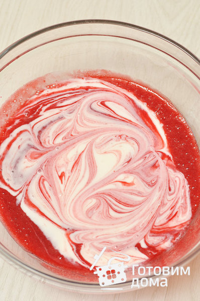 Малиновое мороженое (с йогуртом) фото к рецепту 4