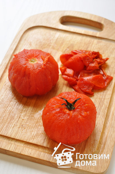 Салат из запеченных баклажанов, помидоров и перца фото к рецепту 8