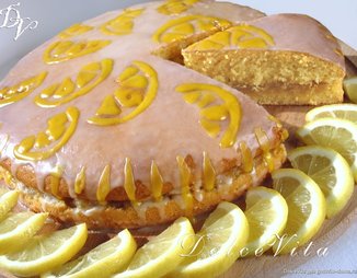 Пирог с лимонной начинкой