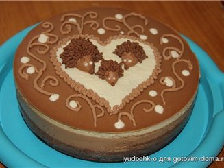 Торт-мусс "Три шоколада" от Луки Монтерсино
