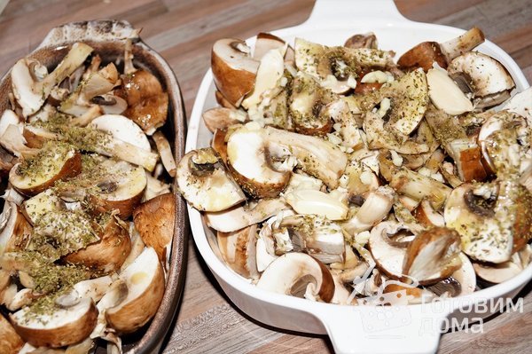 Манитарья ладолемоно (грибы с оливковым маслом и соком лимона) фото к рецепту 1