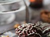 Шоколадное печенье с грецким орехом и корнем имбиря