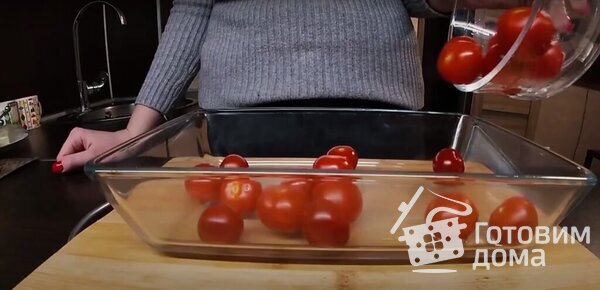 Паста с фетой и помидорами фото к рецепту 1