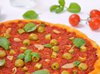Пицца с оливками и чесноком (Постная)