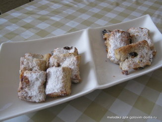 Рождественское  немецкое печенье "Mini-Stollen"