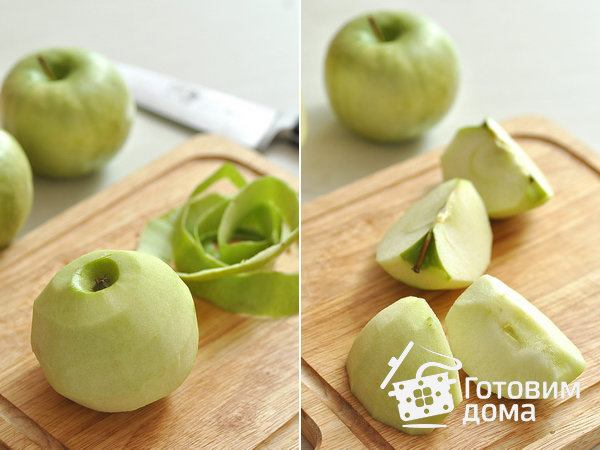 Утка, фаршированная яблоками и потрохами фото к рецепту 5