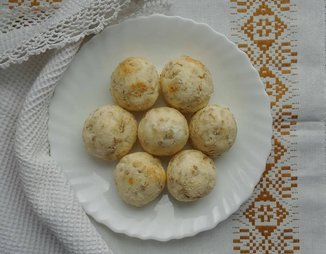 Творожные мини-булочки с овсянкой и кокосовой стружкой
