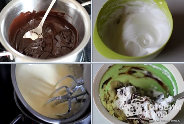 Шоколадное горячее пирожное с жидкой начинкой фото к рецепту 1
