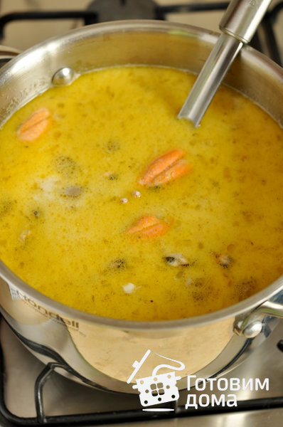 Сливочный суп с морепродуктами фото к рецепту 8