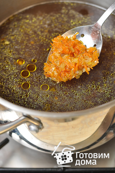 Суп из чечевицы с сушеными грибами фото к рецепту 8