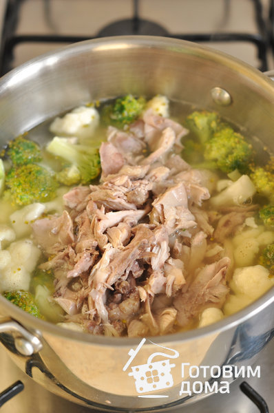 Суп из кролика с цветной капустой и брокколи фото к рецепту 6