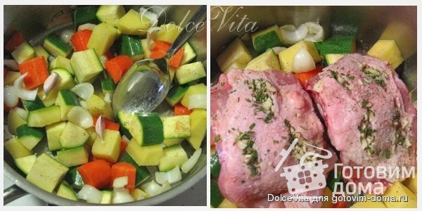 Курица с овощами, запечённая в духовке фото к рецепту 1