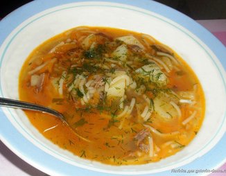Суп с картофелем и вермишелью "НедоХарчо"