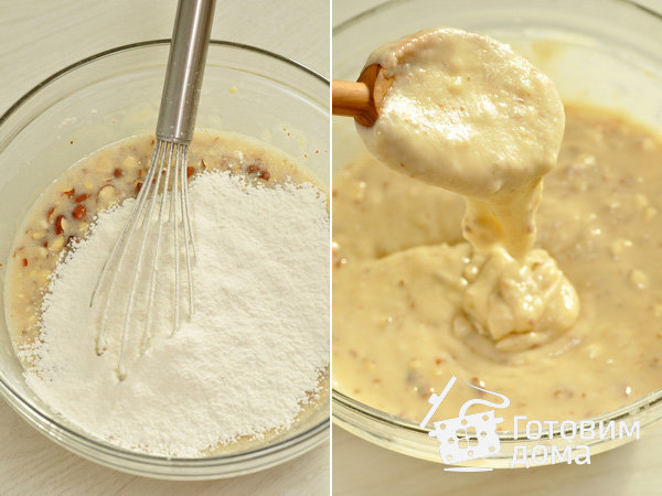 Медовый кекс с грушами (постный) фото к рецепту 4