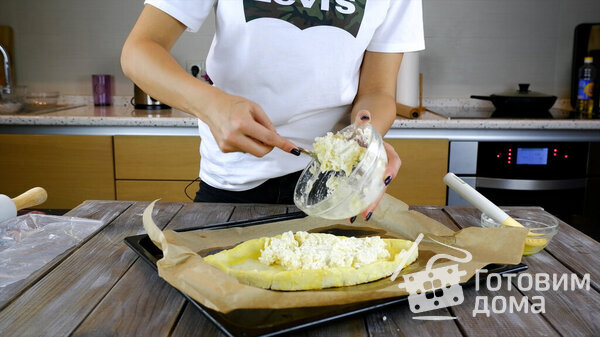 Хачапури по-Аджарски — ПП рецепт — домашний хачапури фото к рецепту 6