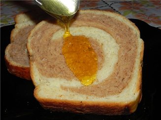 Мраморный хлеб/бриош