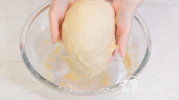 Дрожжевое тесто для сладких булочек, пончиков, плюшек, ватрушек и пирогов фото к рецепту 12