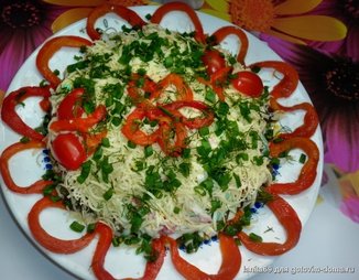 "Живенький" салат с баклажанами