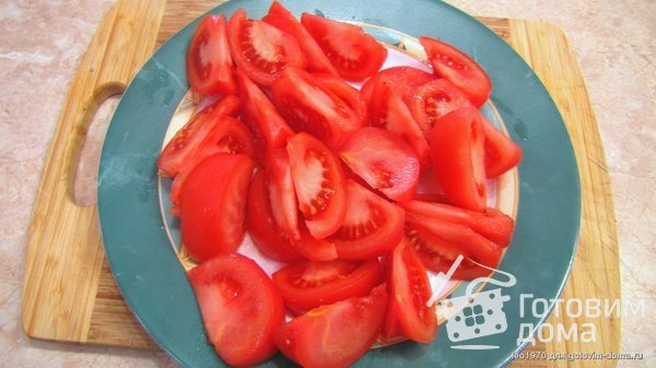 Яичница с помидорами фото к рецепту 3