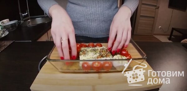 Паста с фетой и помидорами фото к рецепту 9