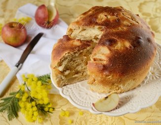 Пирог с яблоками по-белорусски
