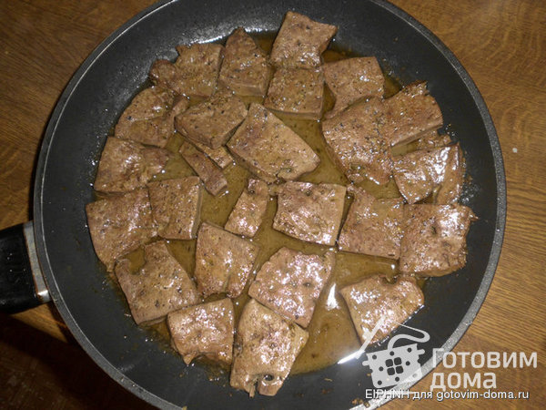 СИКОТАКЯ (печень говяжья с орегано и лимонным соком) фото к рецепту 4