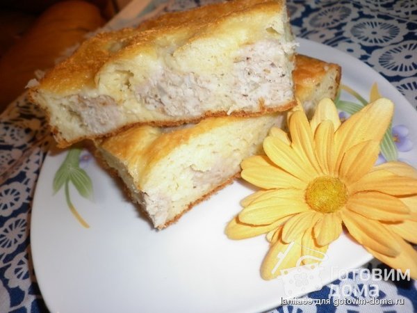 Пирог с фрикадельками фото к рецепту 2